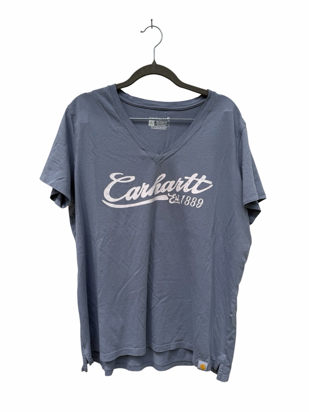 Carhartt Women’s Large V-Neck Logo Tee